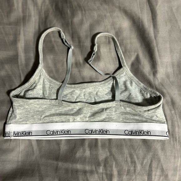 Calvin Klein Light Gray Bralette - Picture 2 of 3